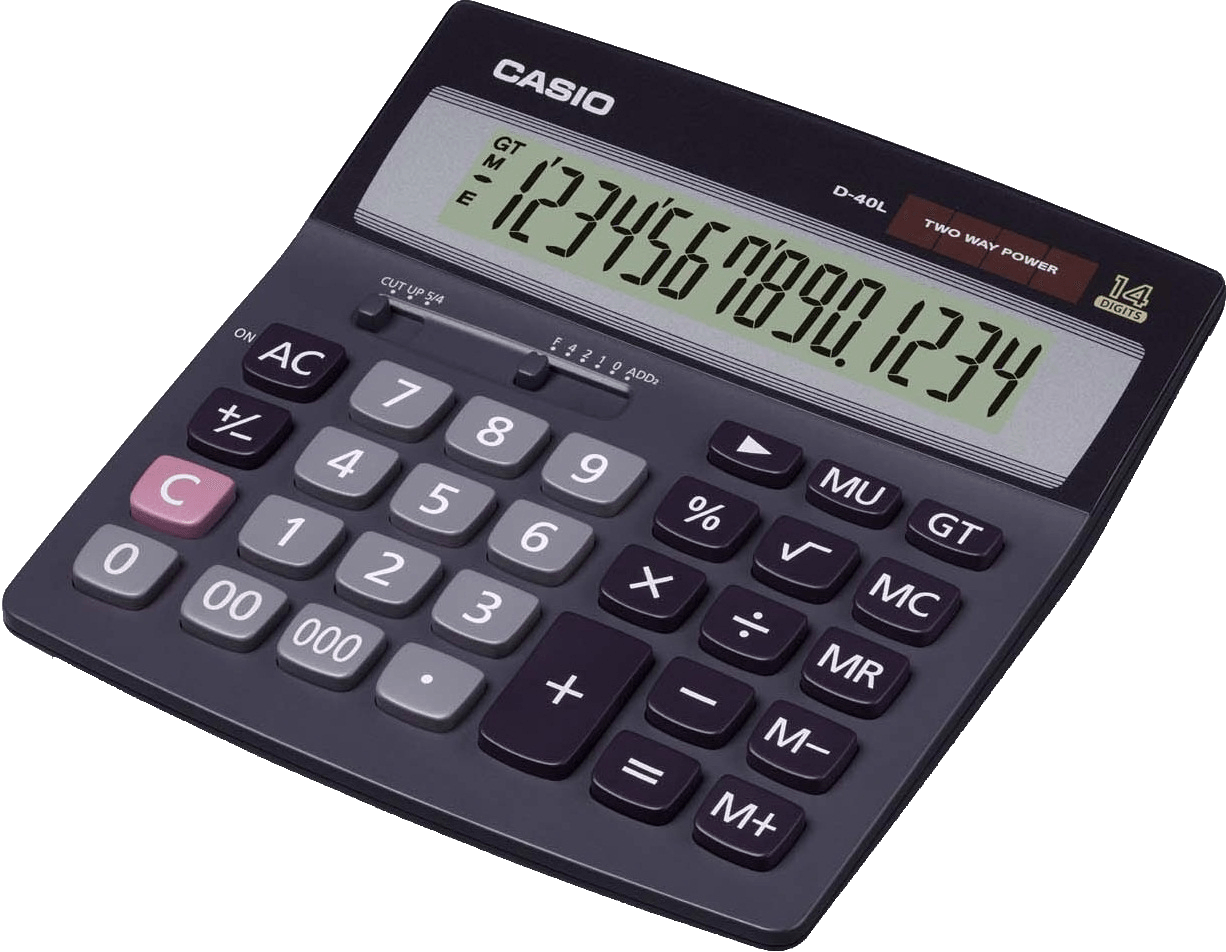 Black Calculator Png Image Transparent PNG Image