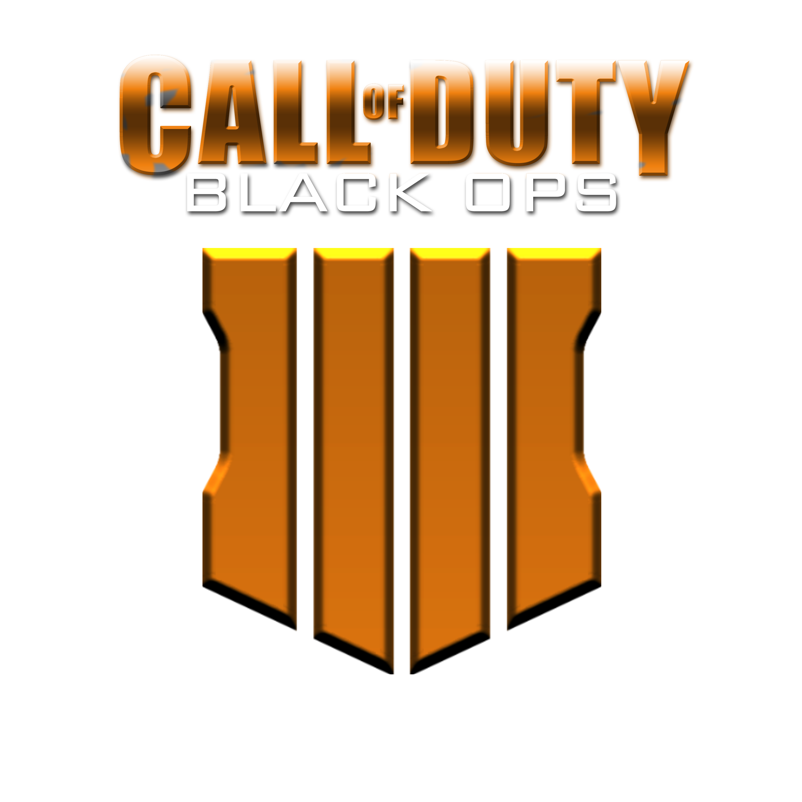 Duty Ops Of Call 4 Logo Black Transparent PNG Image