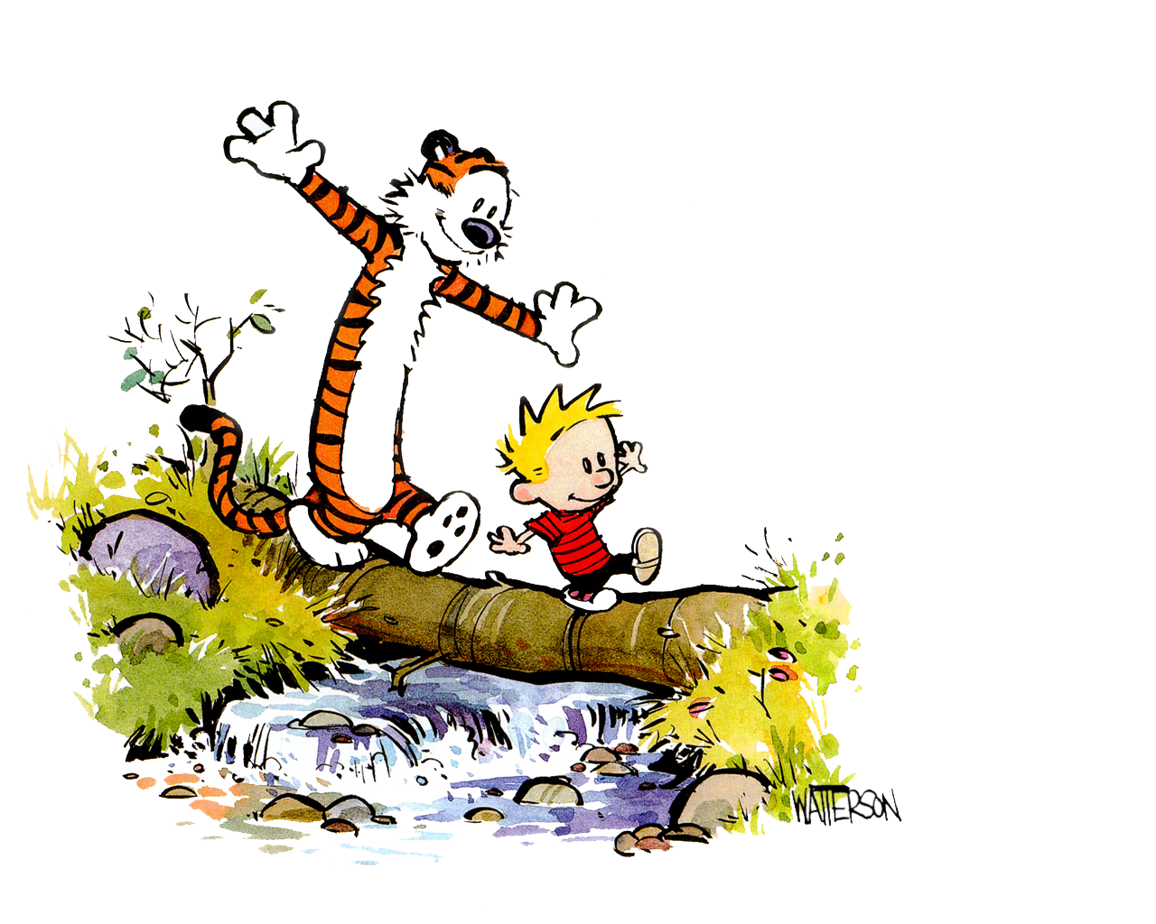 Calvin And Hobbes Image Transparent PNG Image