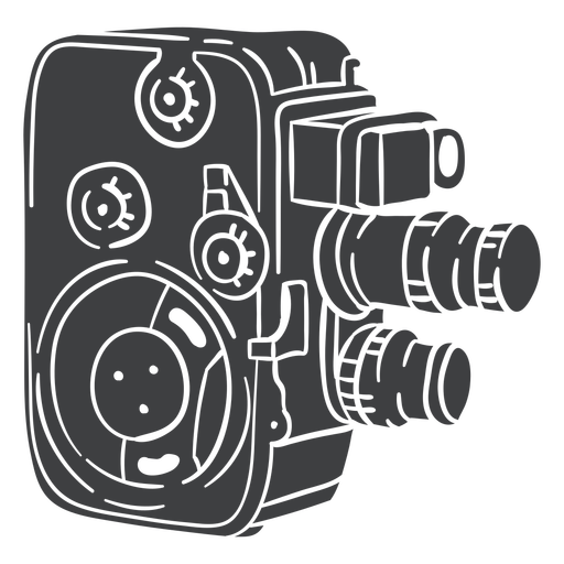 Camera Silhouette Film Free Transparent Image HD Transparent PNG Image