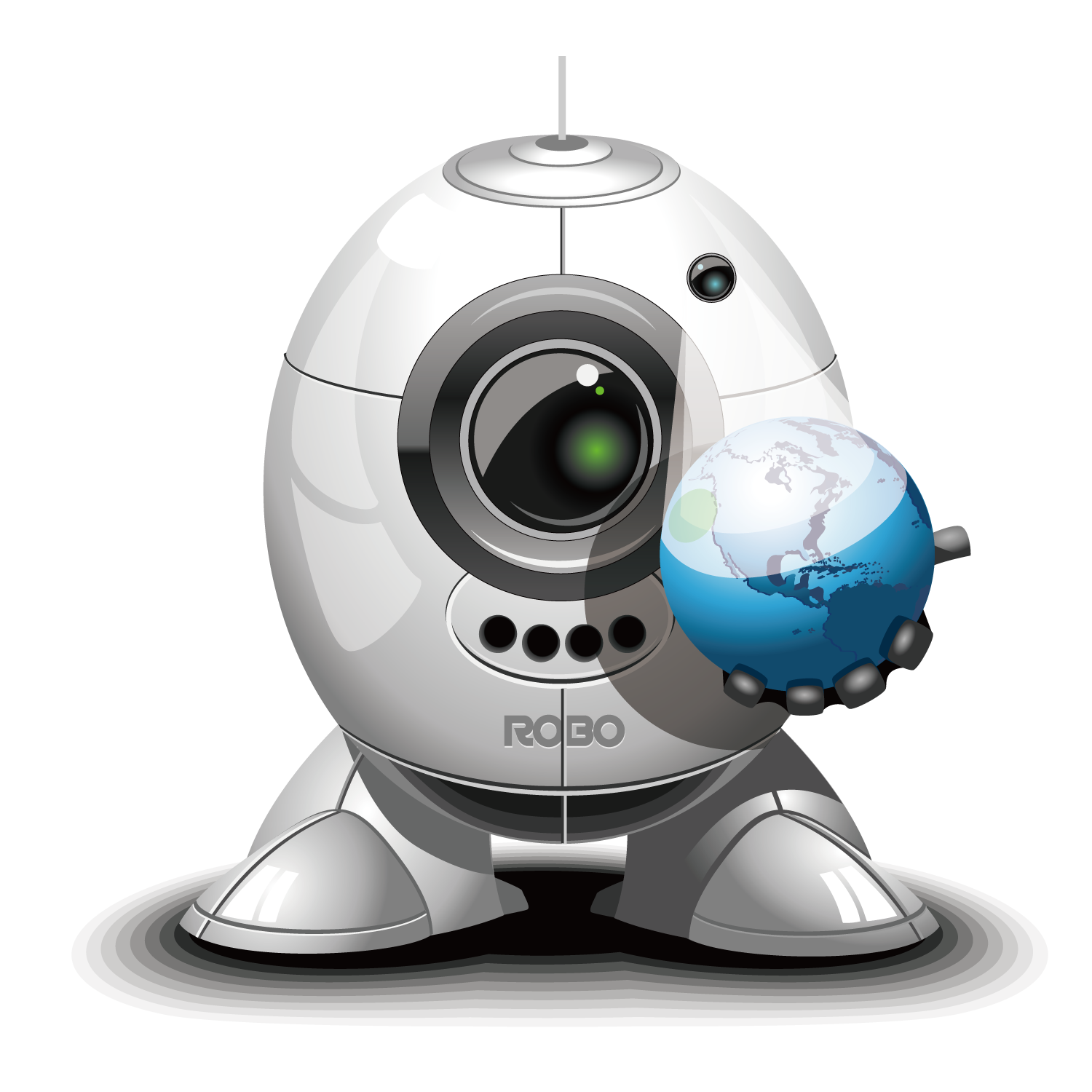 Graphics Computer Robot Icon 3D Free HD Image Transparent PNG Image