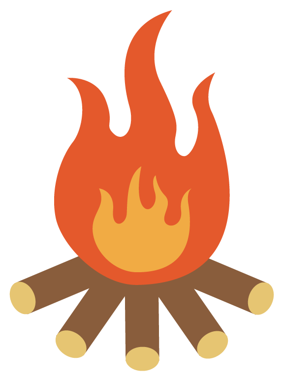 Vector Campfire Flame Free HD Image Transparent PNG Image