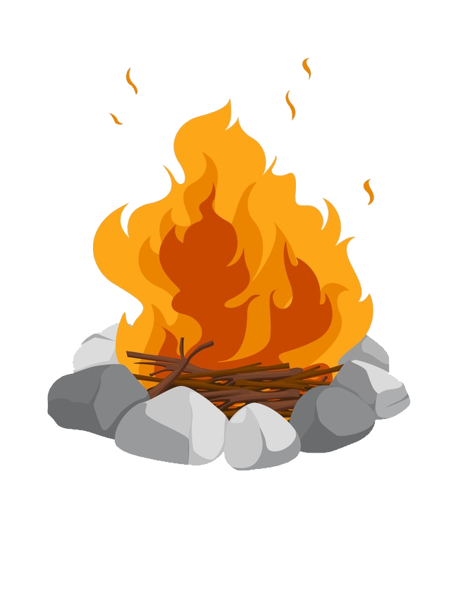 Vector Campfire Flame Download HQ Transparent PNG Image