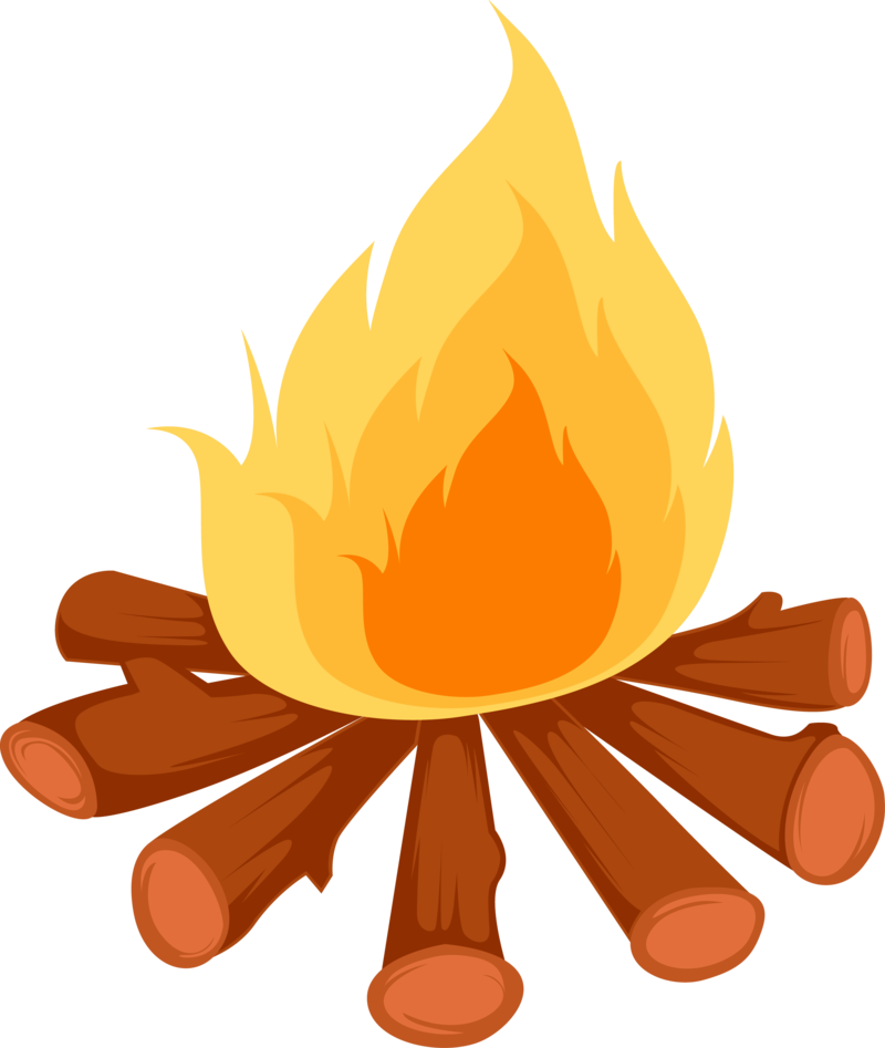 Vector Wood Campfire HQ Image Free Transparent PNG Image