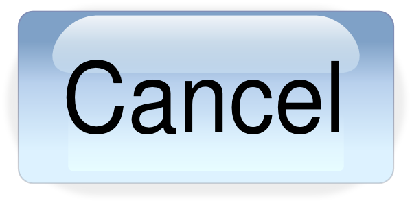 Cancel Button Picture Transparent PNG Image