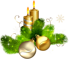 Christmas Candle Png Image Transparent PNG Image