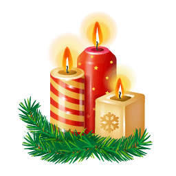 Christmas Candle Png Image Transparent PNG Image