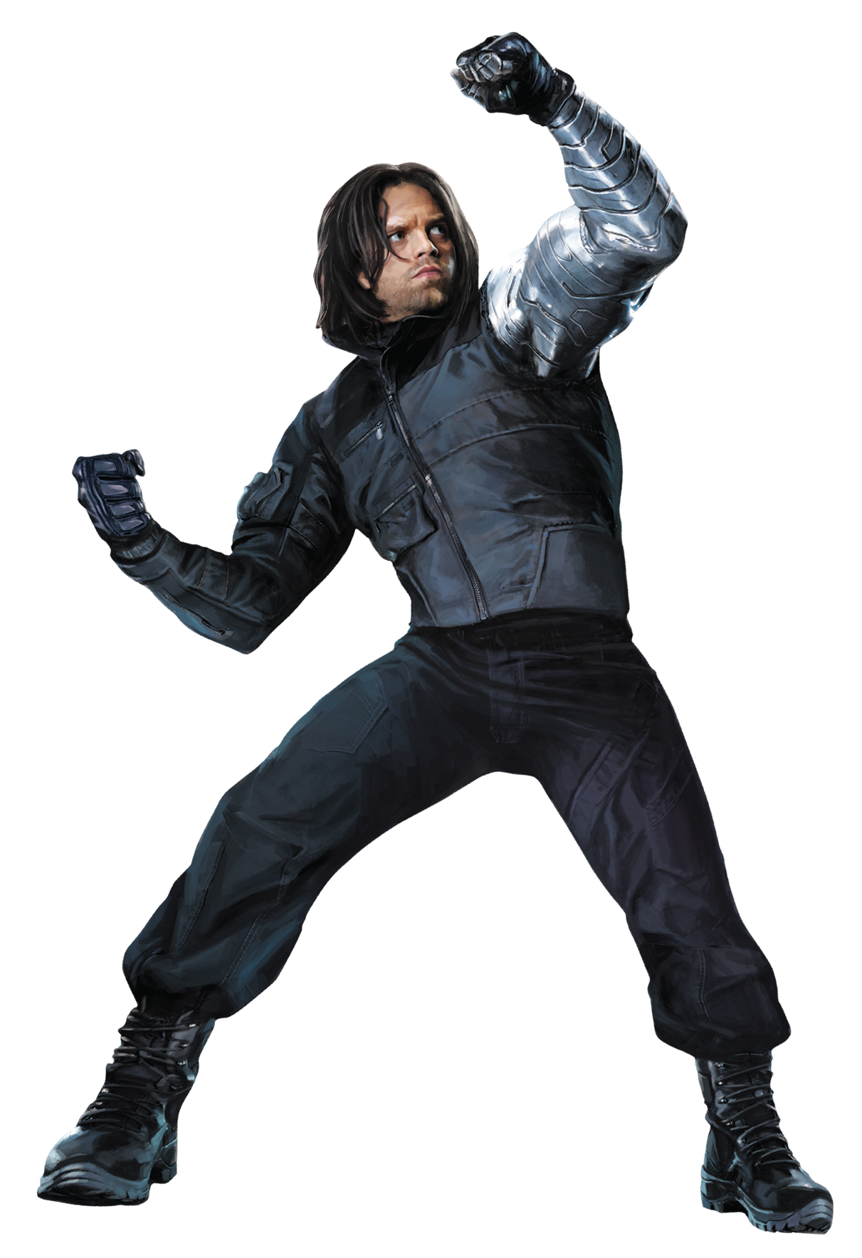 Winter Soldier Bucky Clipart Transparent PNG Image