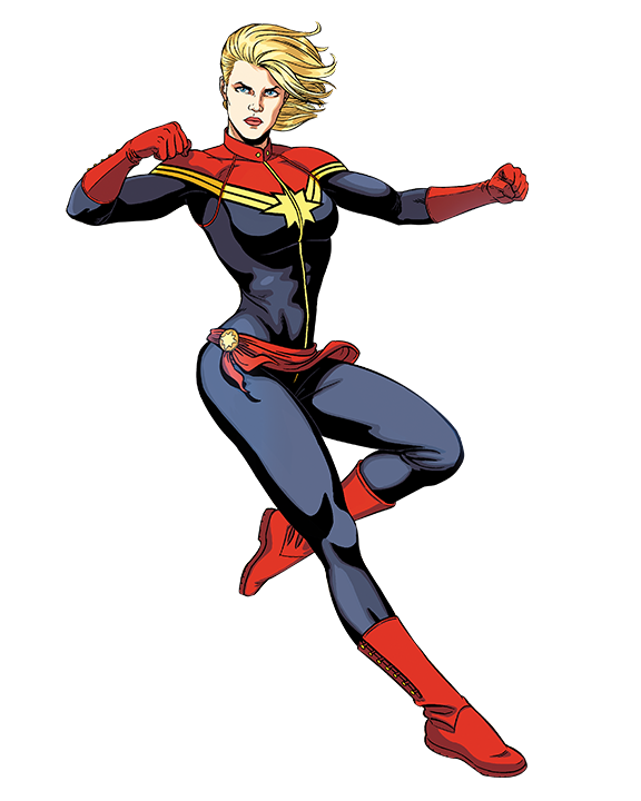 Captain Marvel Transparent PNG Image