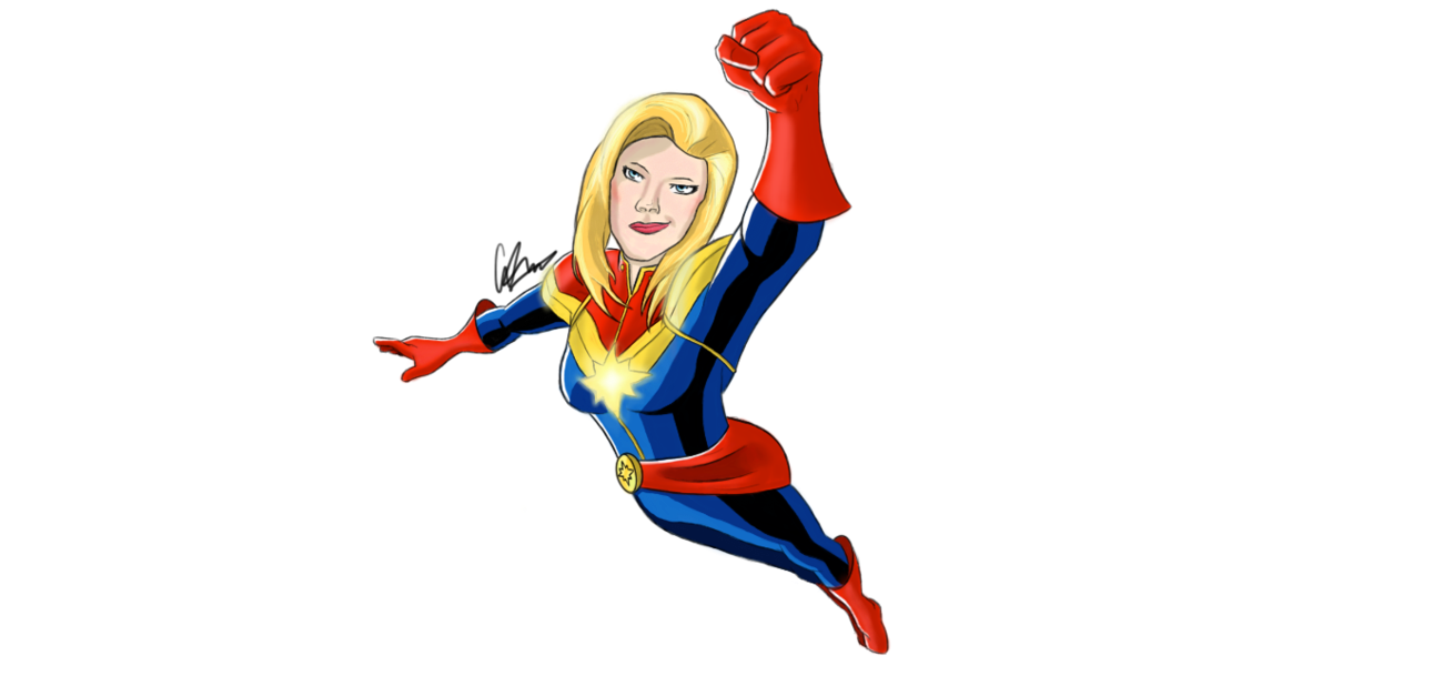 Captain Marvel Clipart Transparent PNG Image