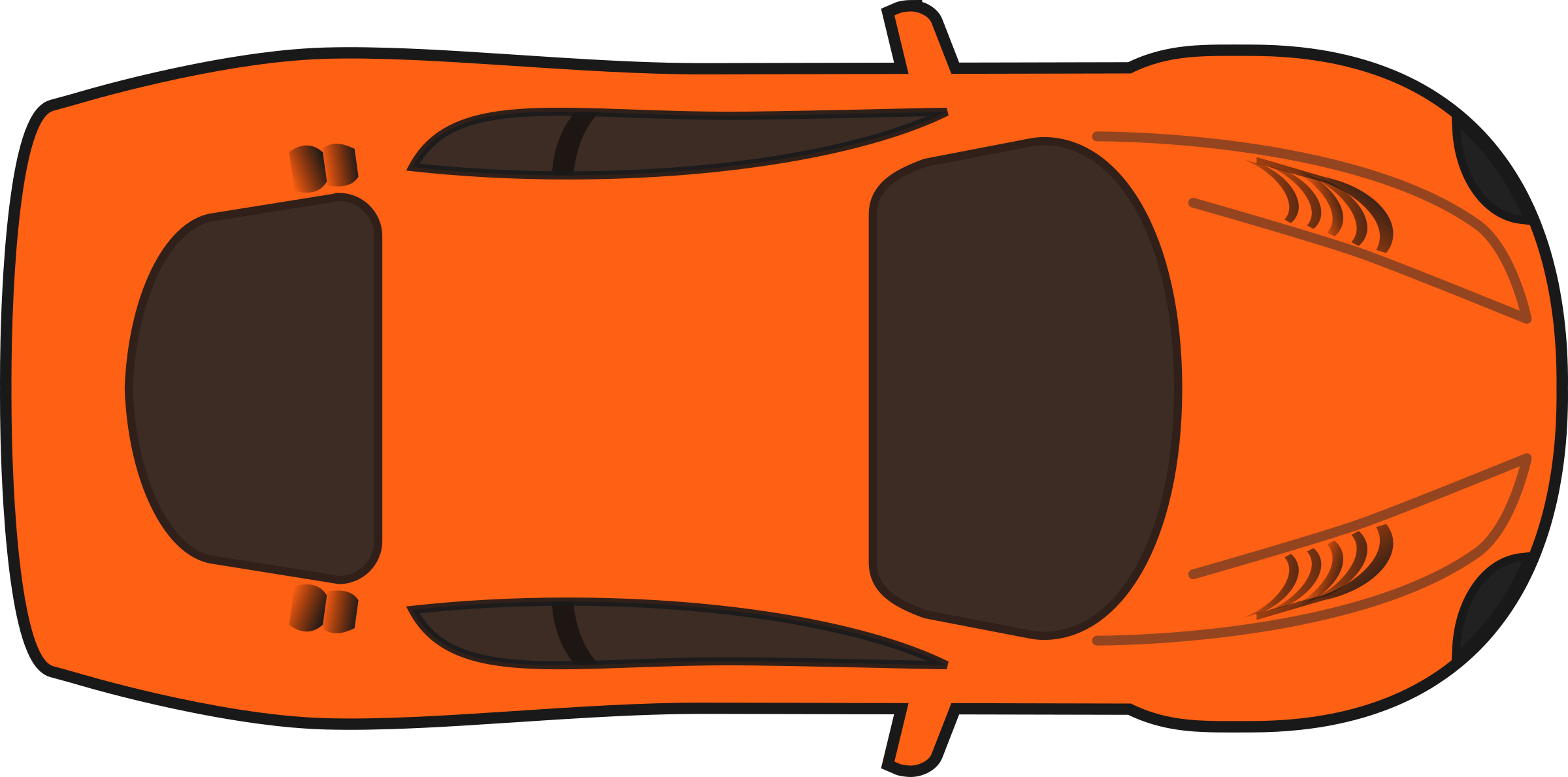 Car Top Vector View Free HD Image Transparent PNG Image