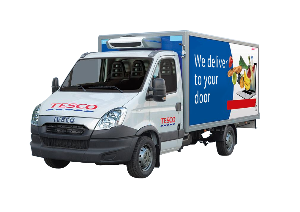 Food Tesco Delivery Motor Vehicle Transport Transparent PNG Image