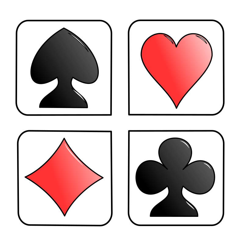 Playing Card Symbols Clip Art Transparent PNG Image