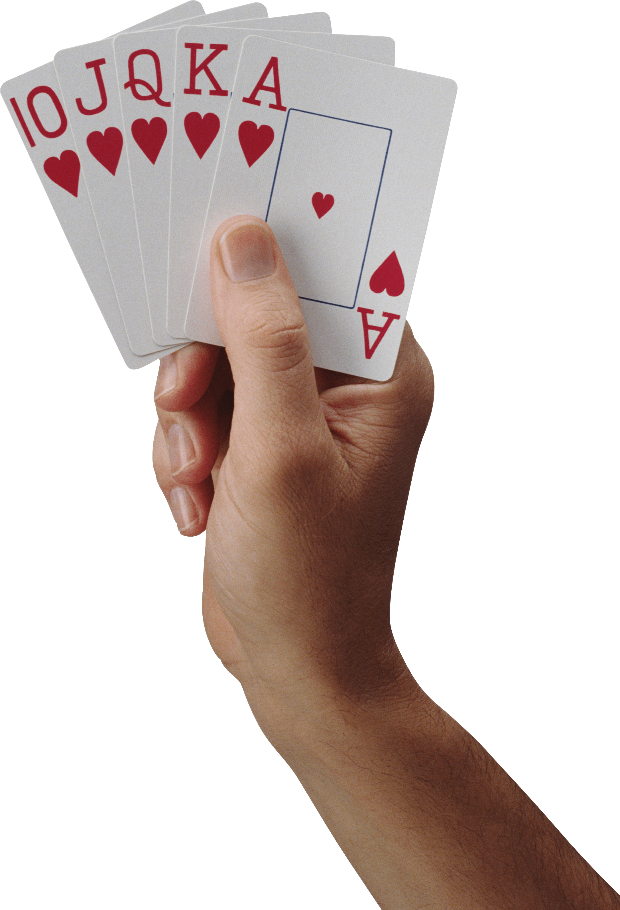 Cards In Hand Png Transparent PNG Image