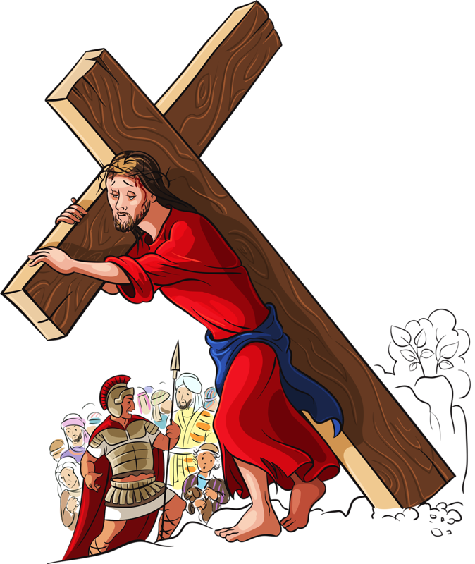 Of Photography Cross Illustration Jesus Carry The Transparent PNG Image