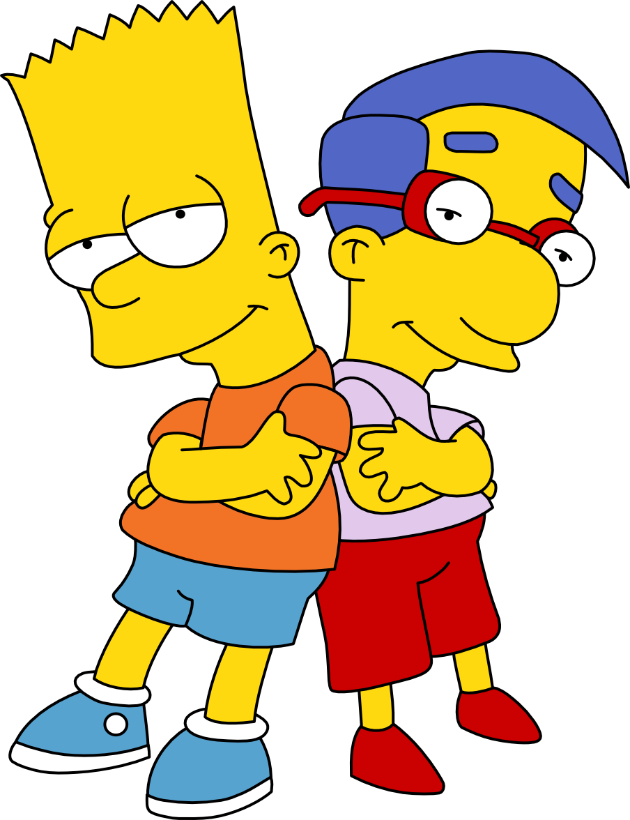 Van Bart Human Ralph Houten Milhouse Wiggum Transparent PNG Image