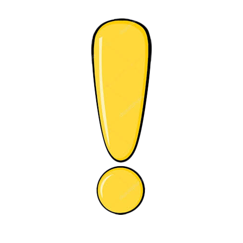 Exclamation Line Cartoon Yellow Mark Free Transparent Image HD Transparent PNG Image