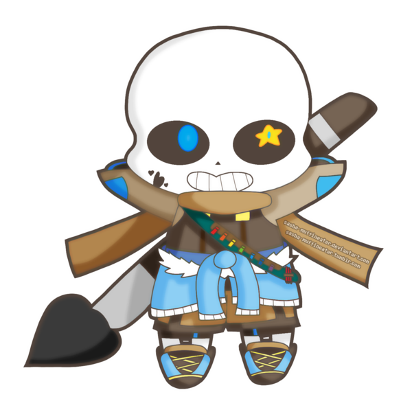 Sans Undertale Ink Character Fictional Vehicle Transparent PNG Image