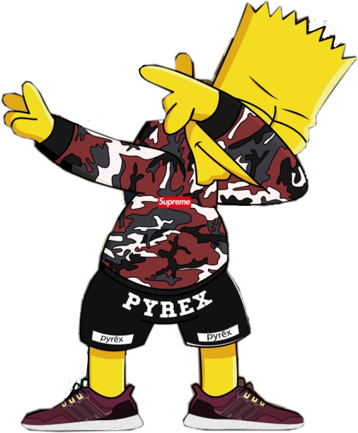 Bart Yellow Tshirt Hoodie Cartoon Simpson Transparent PNG Image