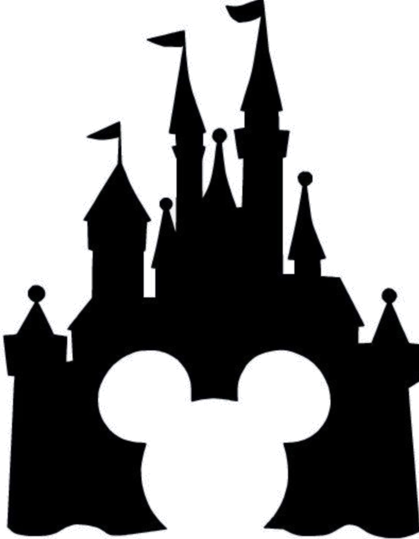 Castle Silhouette Disney PNG Image High Quality Transparent PNG Image