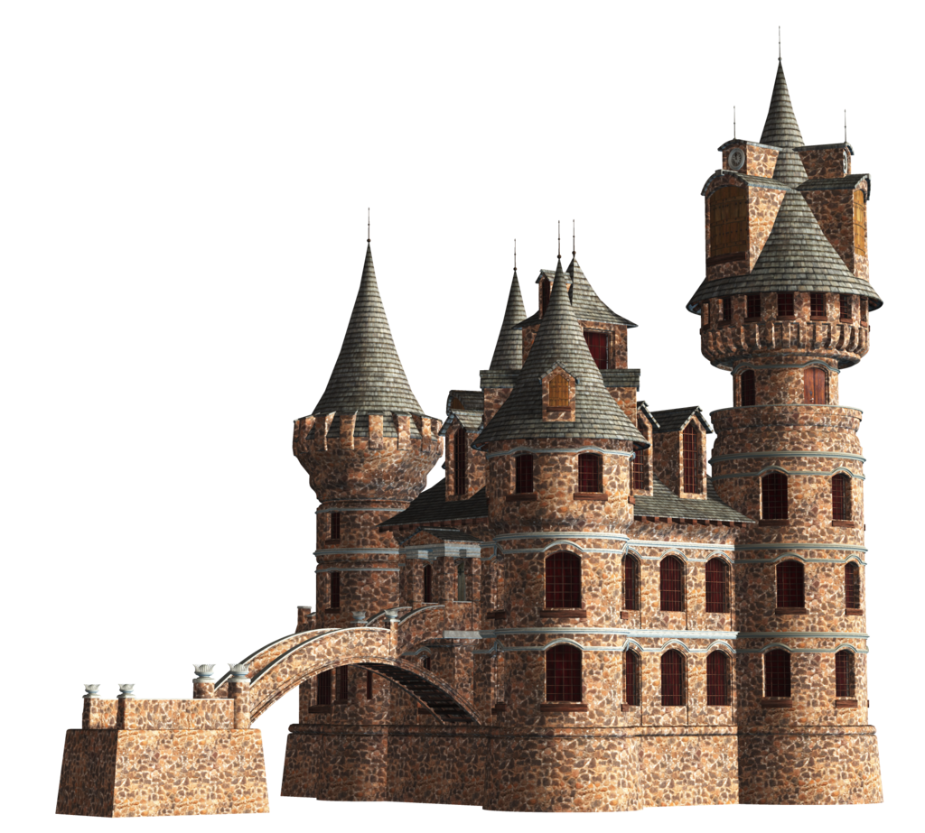 Fantasy Castle Clipart Transparent PNG Image