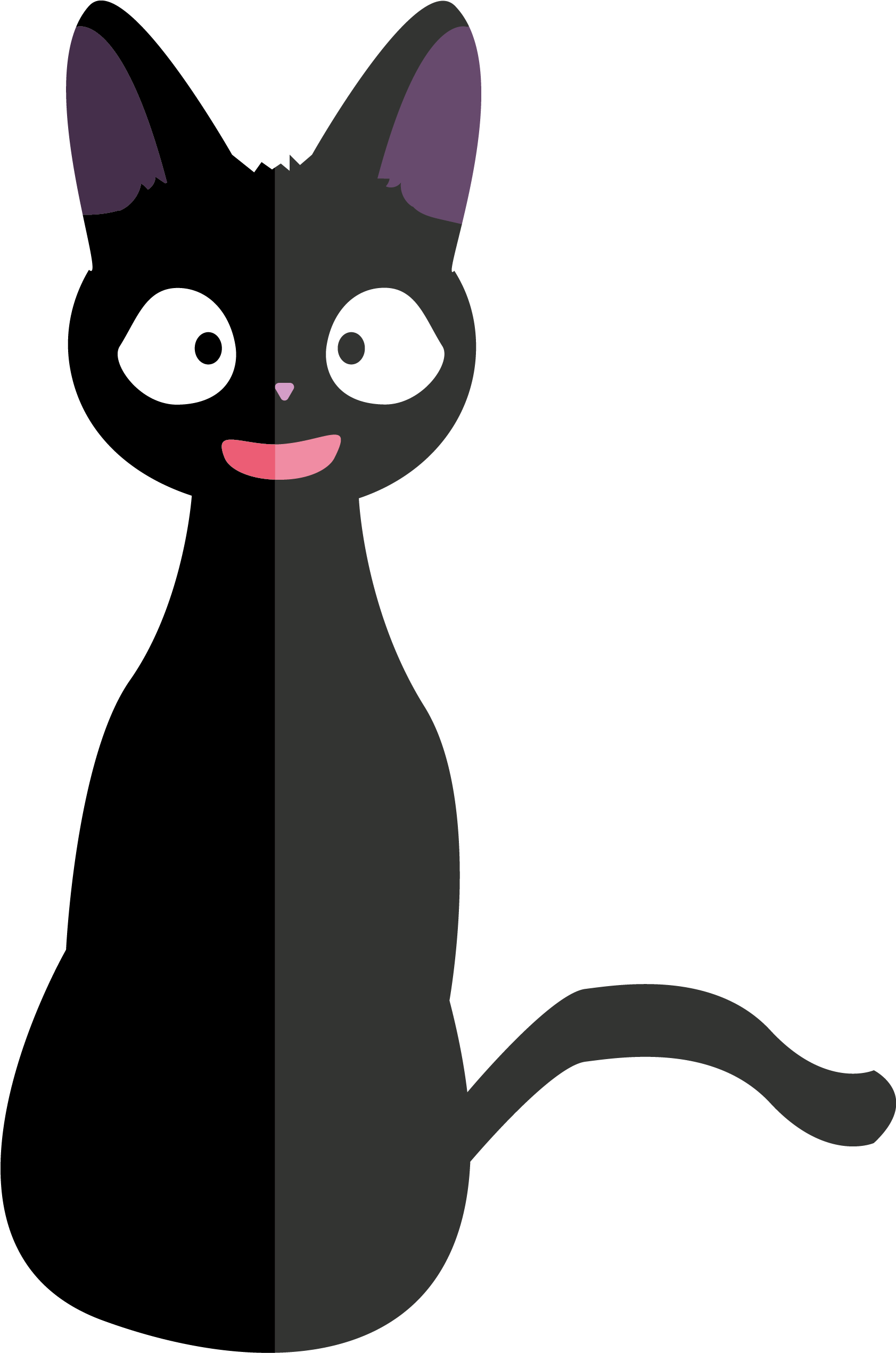 Vector Cat Face Free Photo Transparent PNG Image