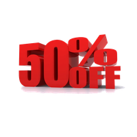 50 Percent Off PNG Category