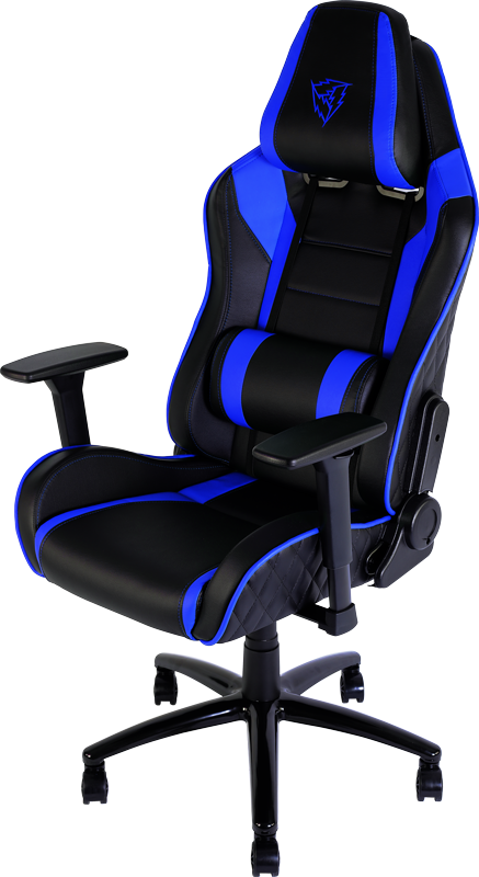 Blue Gaming Chair Dxracer Black HQ Image Free PNG Transparent PNG Image