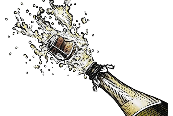 Champagne Popping Image Transparent PNG Image