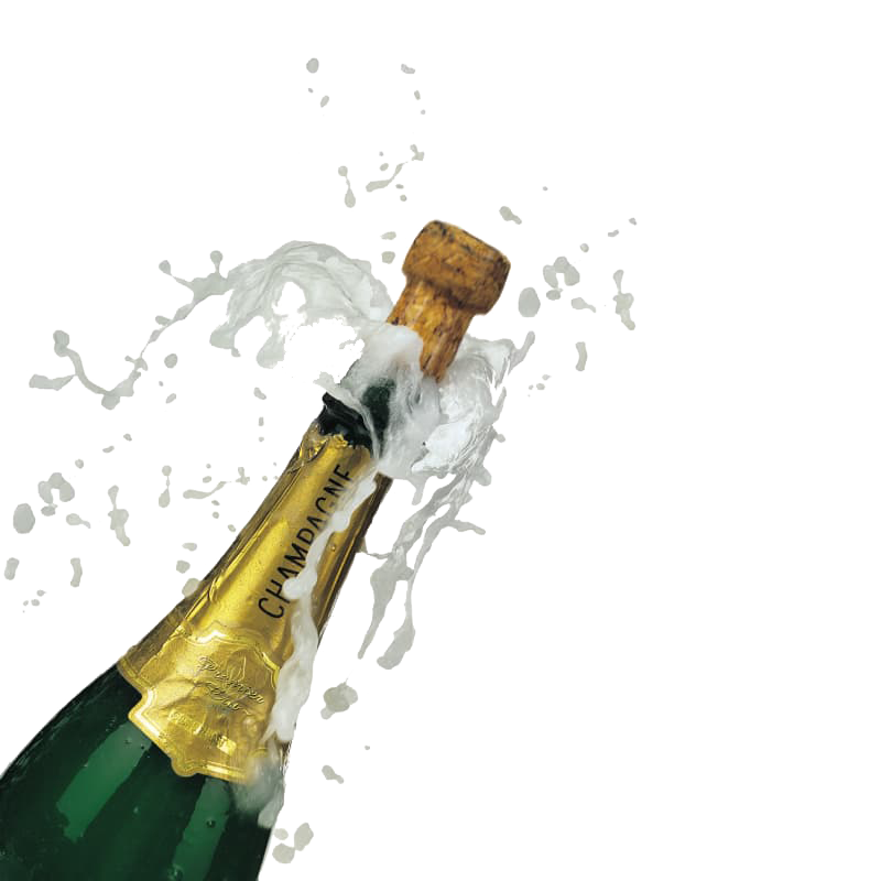 Champagne Popping Transparent Picture Transparent PNG Image