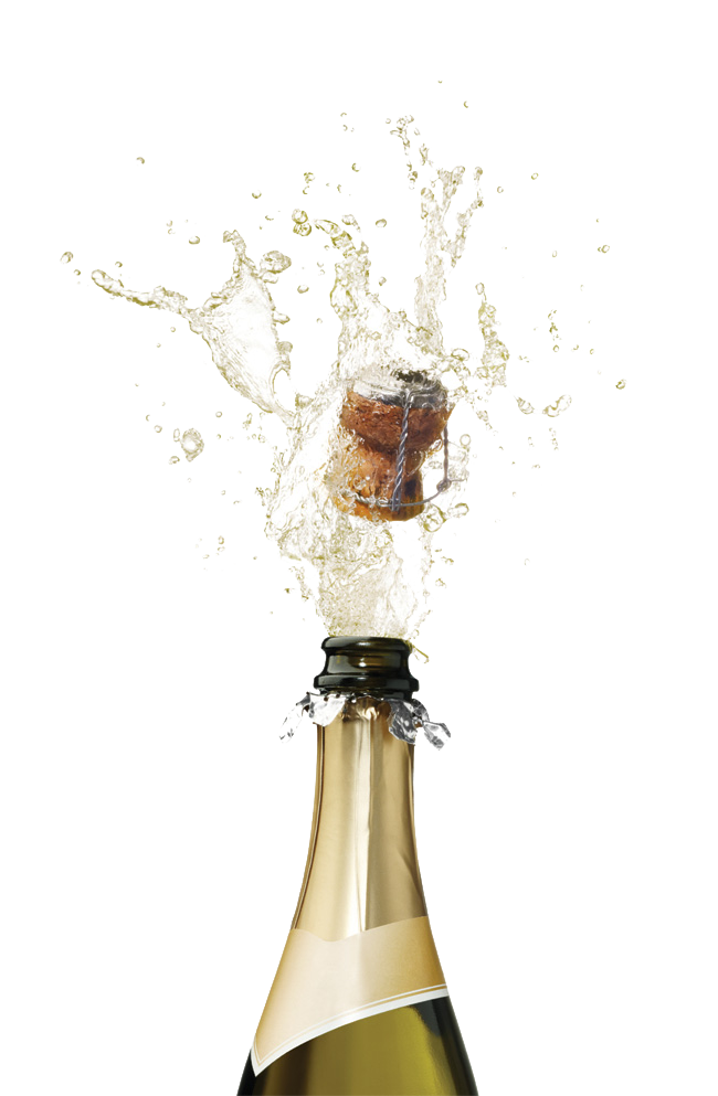 Champagne Popping Picture Transparent PNG Image