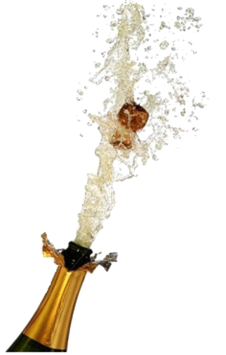 Champagne Popping Transparent Image Transparent PNG Image