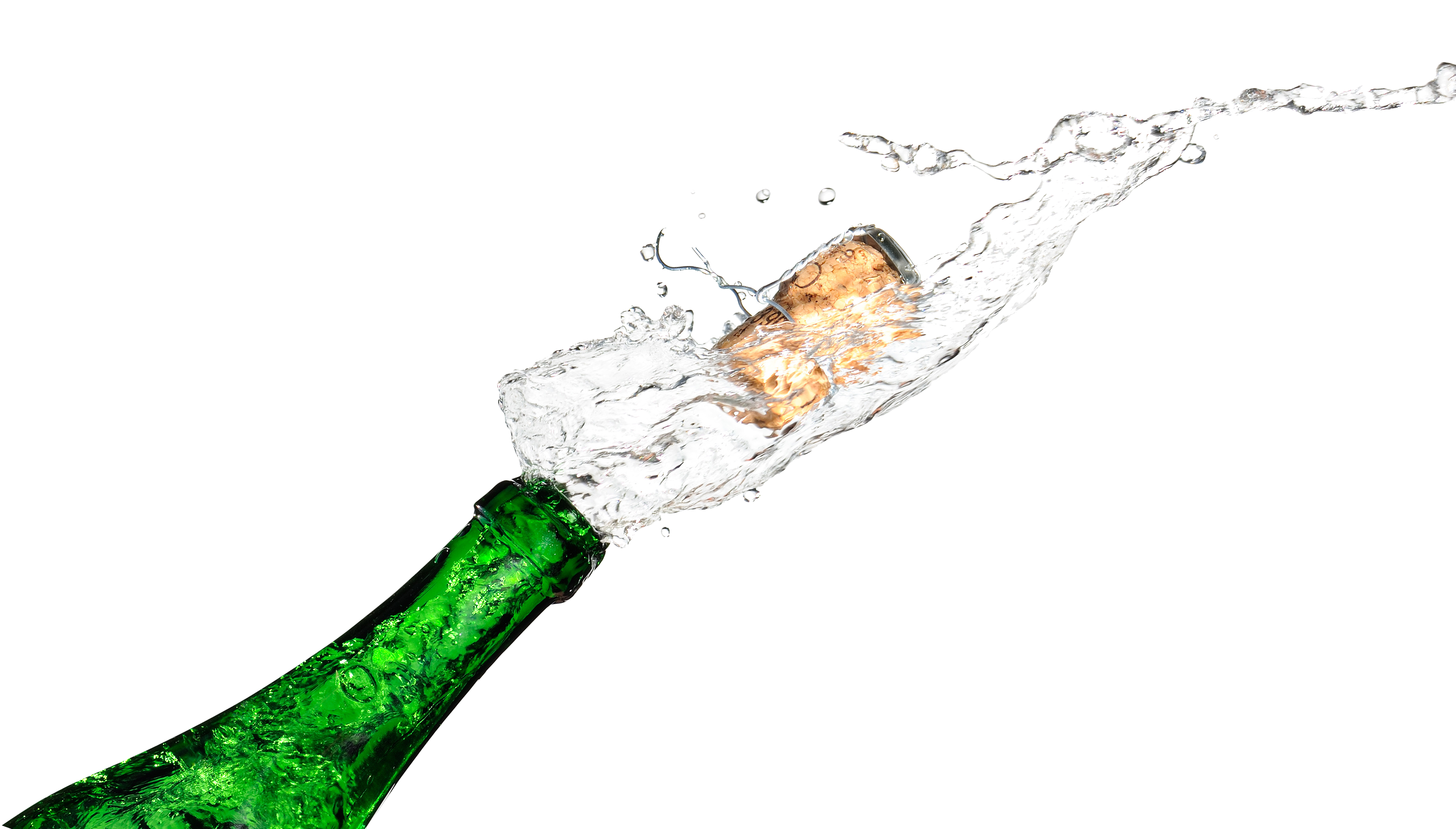 Champagne Popping Transparent Transparent PNG Image