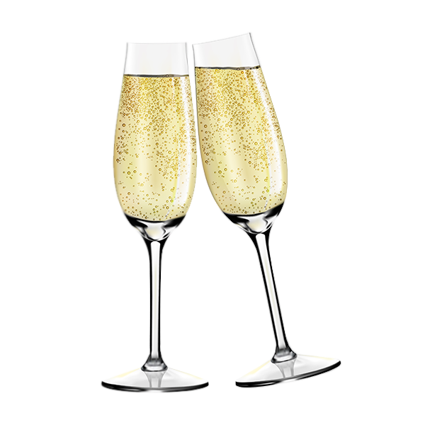 Glass Champagne Year HQ Image Free PNG Transparent PNG Image