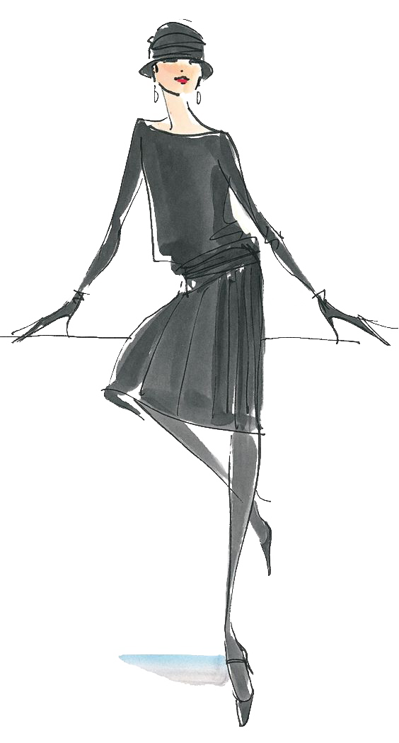 Fashion Illustration Drawing Design Chanel Women Transparent PNG Image