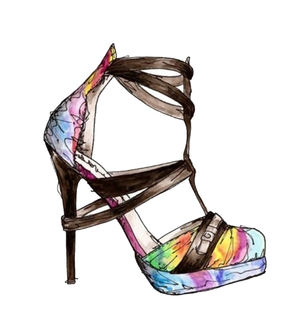 Fashion Shoes Illustration Watercolor Shoe Clothing Chanel Transparent PNG Image