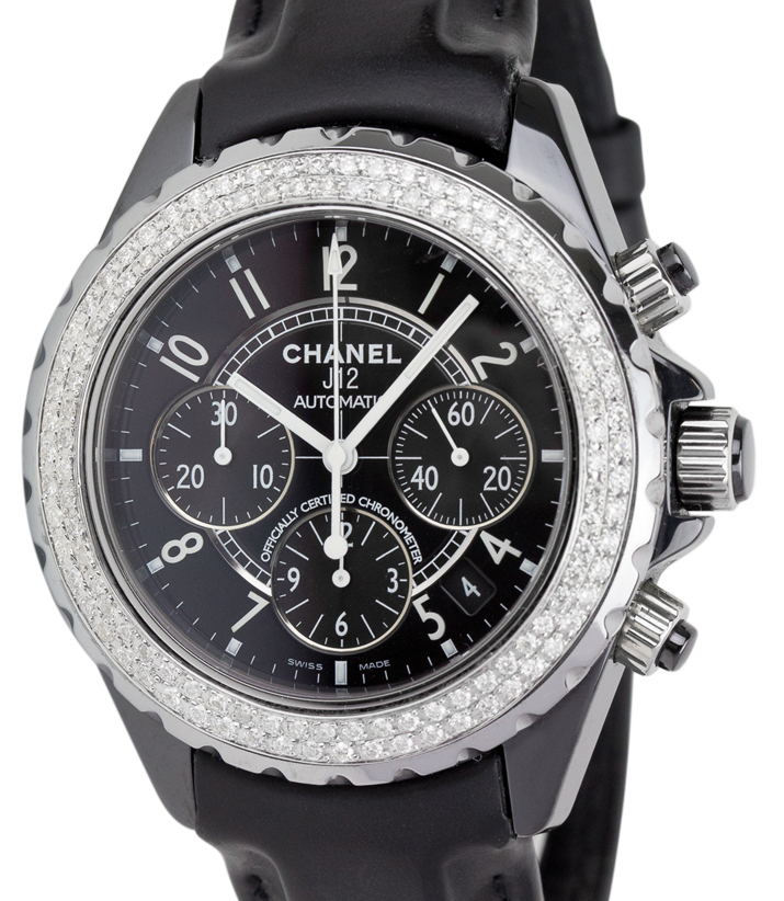 Chronograph Watch Diamond J12 Chanel PNG Download Free Transparent PNG Image