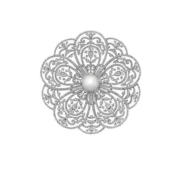 Diamond Art Jewellery Brilliant Camellia Brooch Chanel Transparent PNG Image