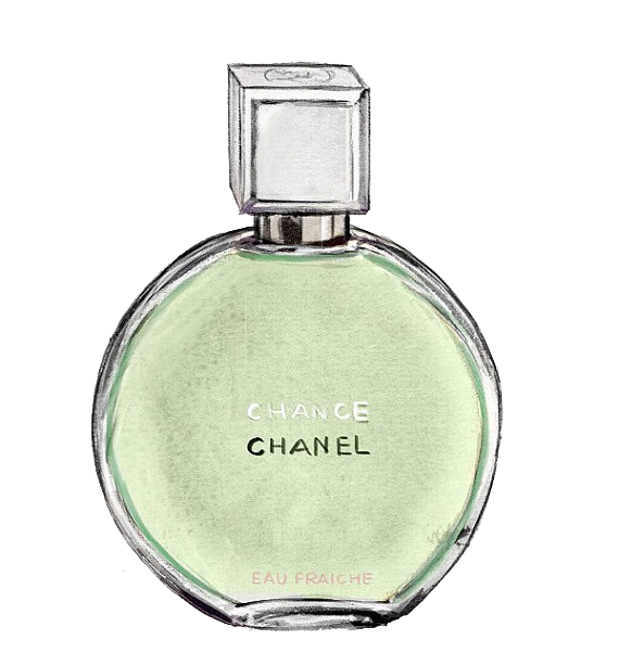 No. Painted Texture Perfume Bottle Coco Chanel Transparent PNG Image