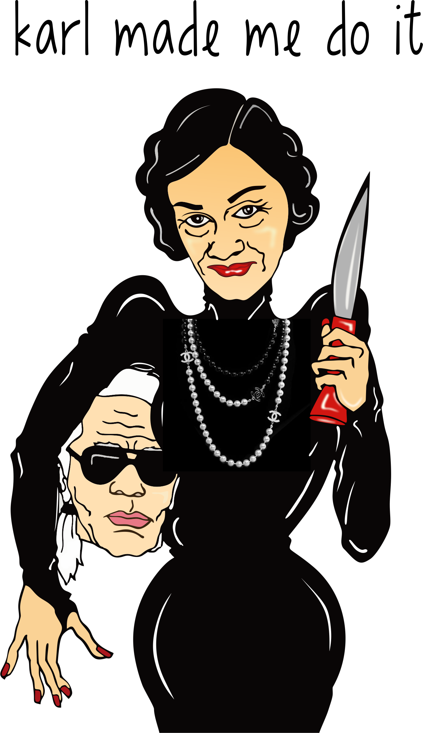 Coco Cartoon Chanel Karl Lagerfeld Free Transparent Image HD Transparent PNG Image