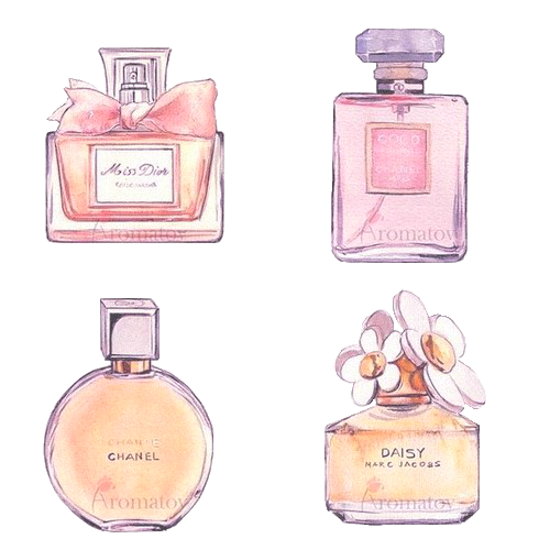 Mademoiselle No. Flat Perfume Lay Coco Chanel Transparent PNG Image