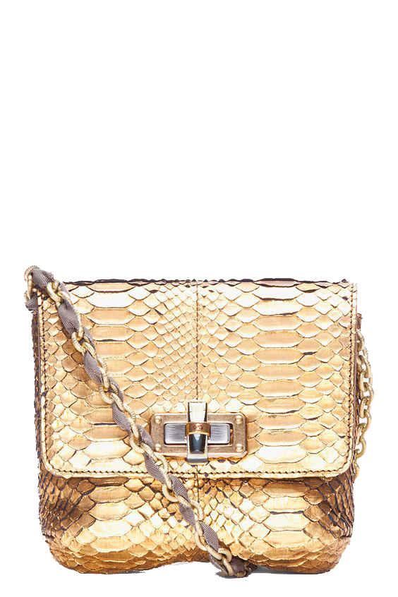 Golden Tote Leather Sachet Bag Shoe Handbag Transparent PNG Image