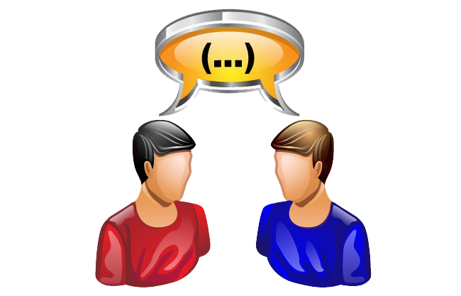 Chat People Free Clipart HD Transparent PNG Image