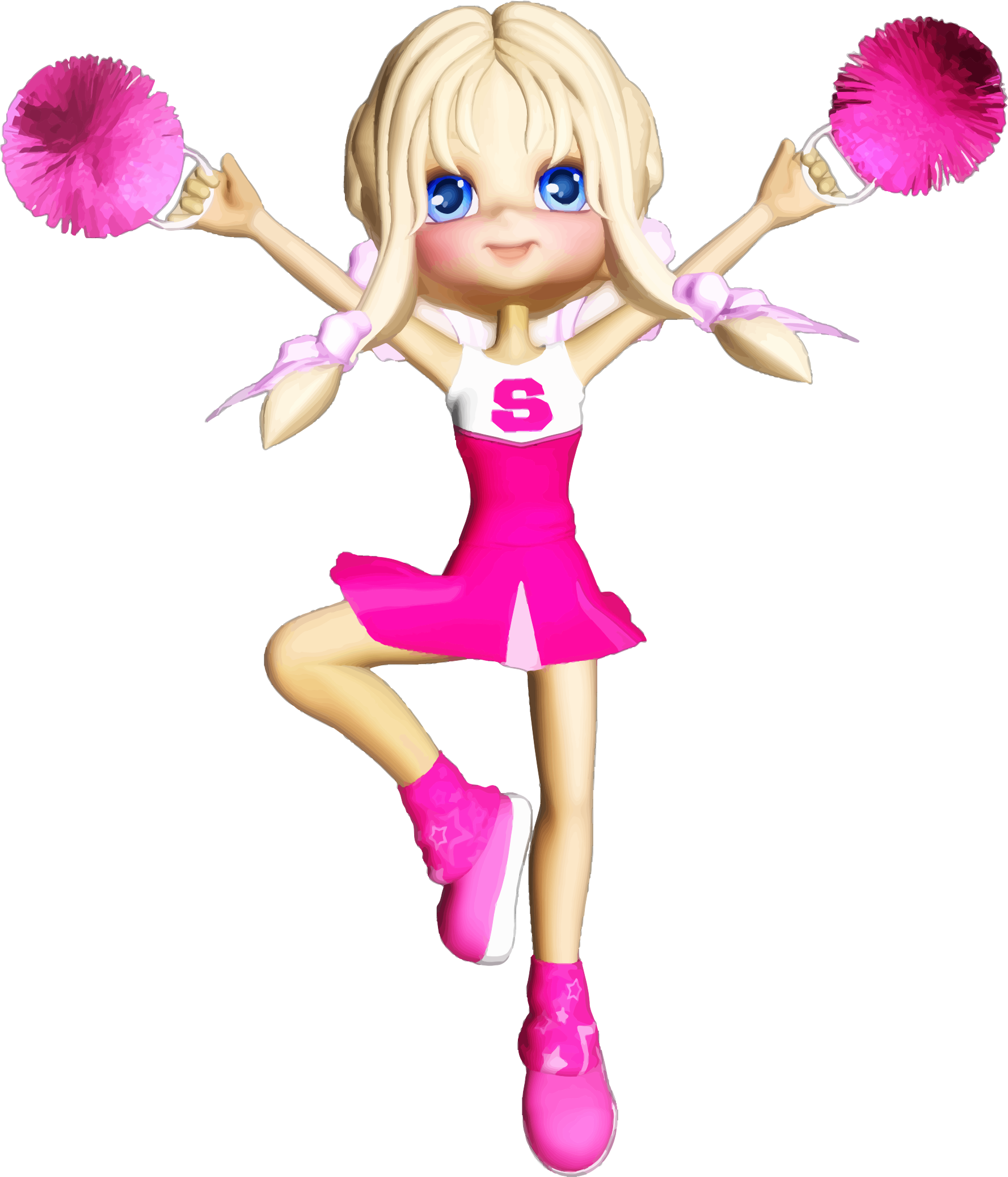 Cheerleader File Transparent PNG Image