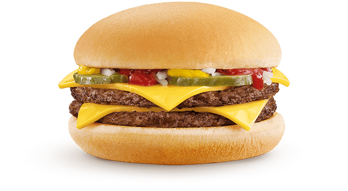 King Hamburger Double Mcdonald'S Cheeseburger Pounder Burger Transparent PNG Image