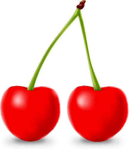 Cherry Vector Transparent Transparent PNG Image