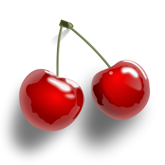 Cherry Fruit Clipart Transparent PNG Image