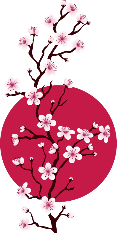 Blossom Cherry Crossstitch Petal Heart Free Download PNG HQ Transparent PNG Image