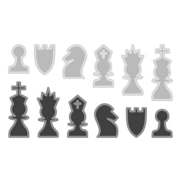 Battle Chess Pieces PNG Image High Quality Transparent PNG Image