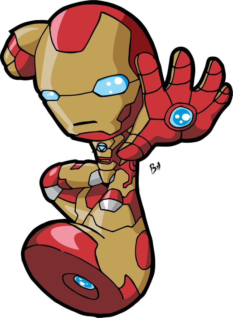 Chibi Vector Iron Man Free Transparent Image HD Transparent PNG Image